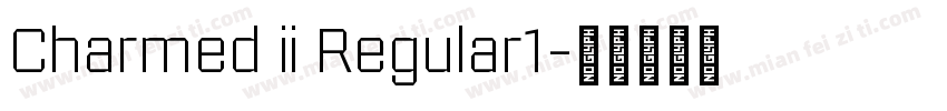 Charmed ii Regular1字体转换